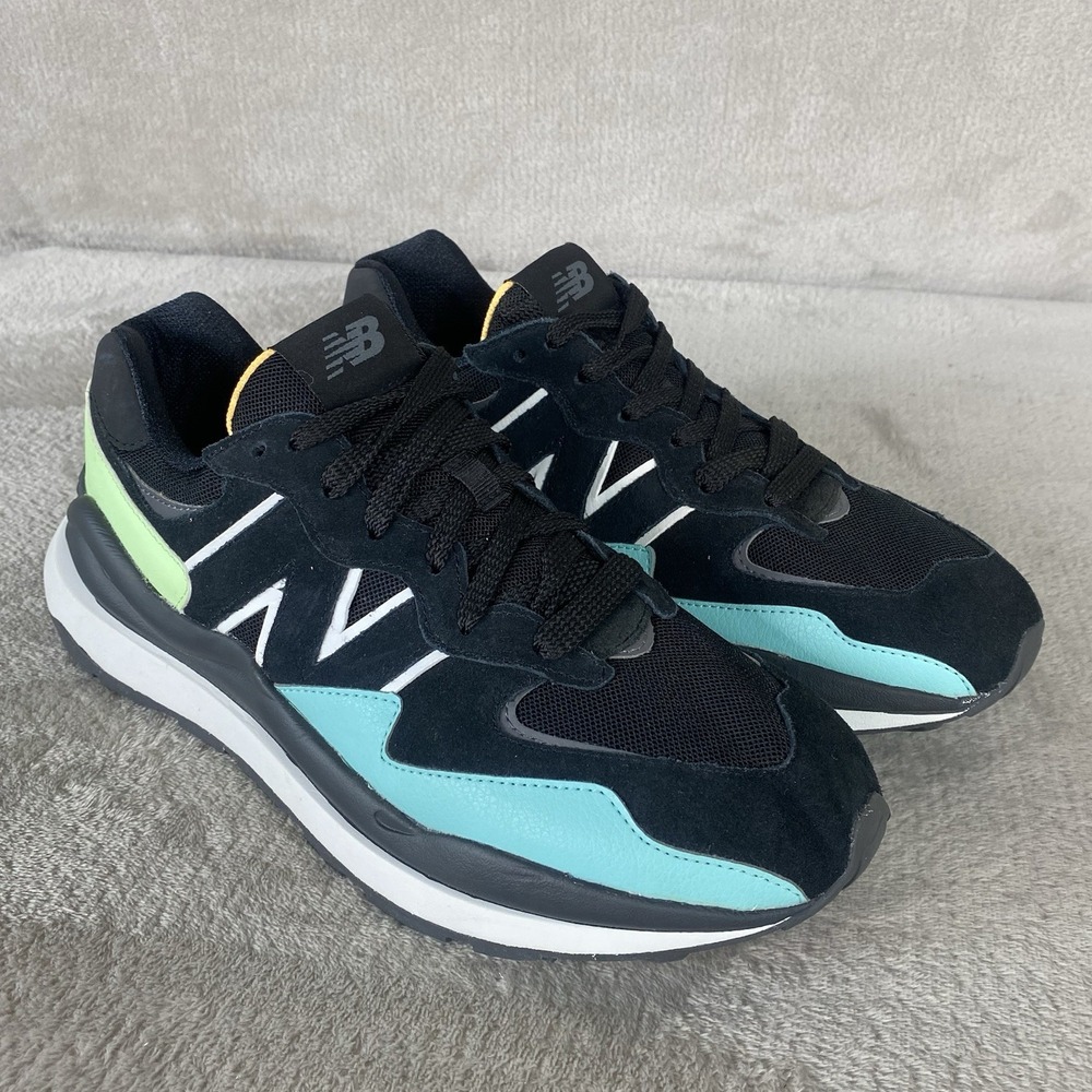 New Balance 5740 Mens Shoes Size 9.5 Black Spring Glow Suede Running Shoes NEW